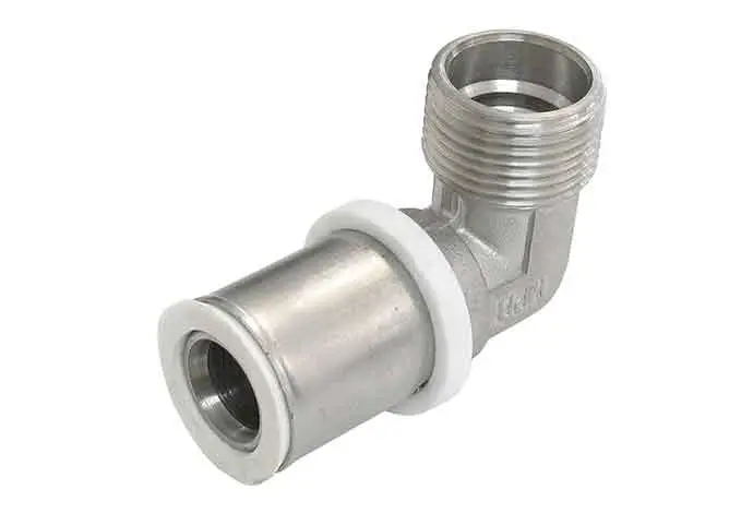 زانو 90 درجه روپیچ پرسی "16mmx1/2 - (  99020130510  ) 