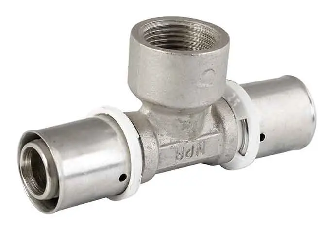 سه راهی توپیچ پرسی 16mmx1/2"x16mm - (  99020130760  ) 