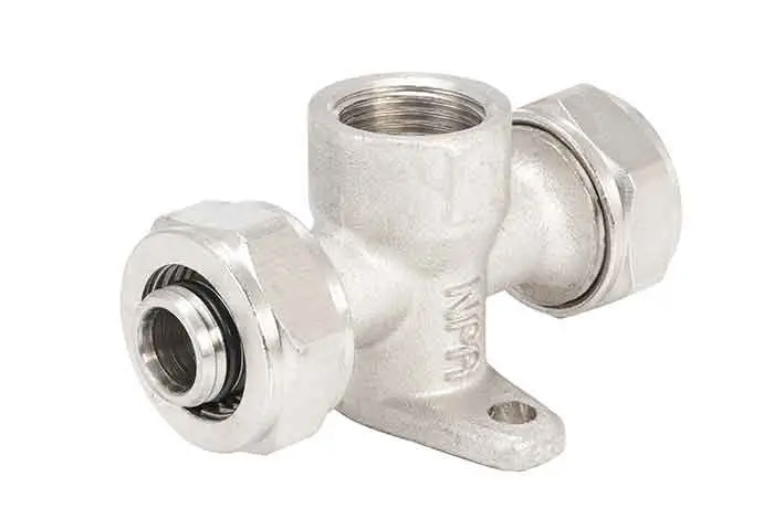 سه راهی صفحه دار توپیچ کوپلی 20mmx1/2"x20mm - (  99020161314  ) 