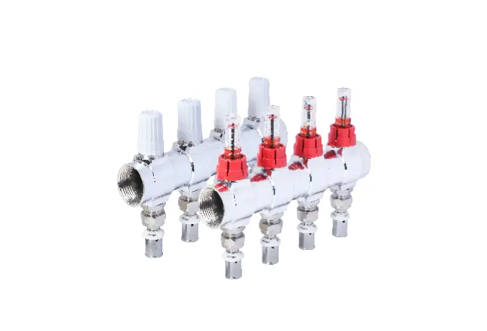 کلکتور ترموستاتیک رفت و برگشت فلومتردار پرسی (5b) 1"x16mm - (  99020113465  ) 