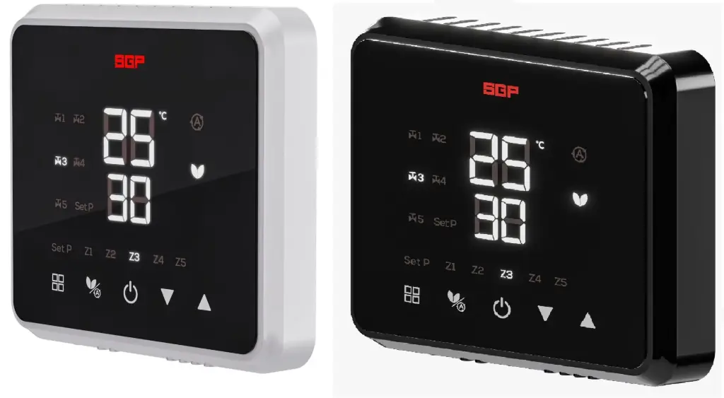 ترموستات اتاقی لمسی 220v SGP مشکی - (  99210220010  ) 