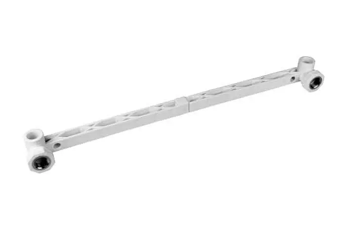 زانو زوج رادیاتوری500mm یکسر بوشن فلزی سفید "20mmx1/2 - (  99010223308  ) 