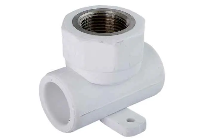 سه راهی بوشن فلزی دیواری سفید "25mmx1/2 - (  99010226014  ) 