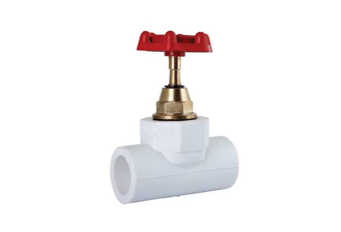 شیر فلکه کامل سفید 20mm - (  99010240808  ) 