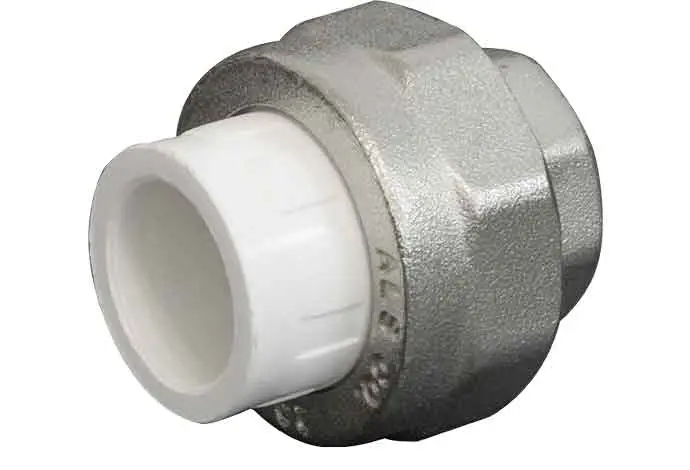 [855341821] مهره ماسوره بوشن فلزی سفید "63mmx2 - (  99010223522  ) 