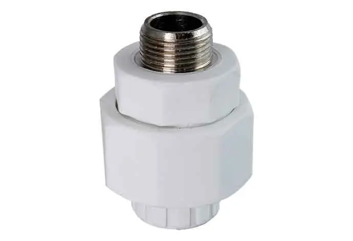 [855341905] مهره ماسوره تلفیقی مغزی فلزی سفید "20mmx1/2 - (  99010224531  ) 