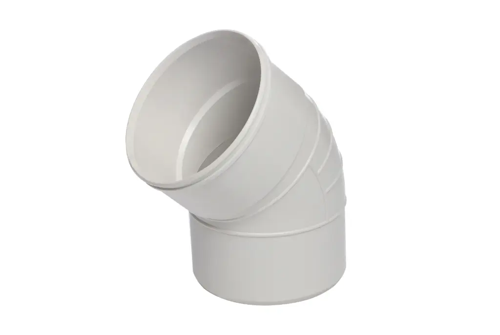 زانو 45 درجه 90mm PVC-U - (  99260134590  ) 