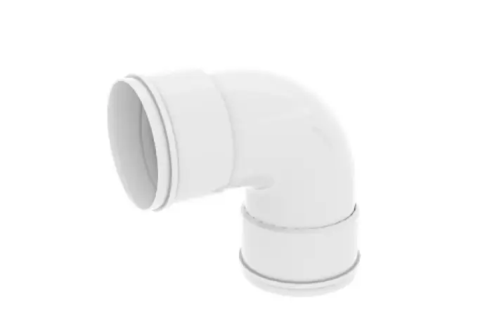زانو 90 درجه دوسر کوپل  110mm PVC-U - (  99260138892  ) 