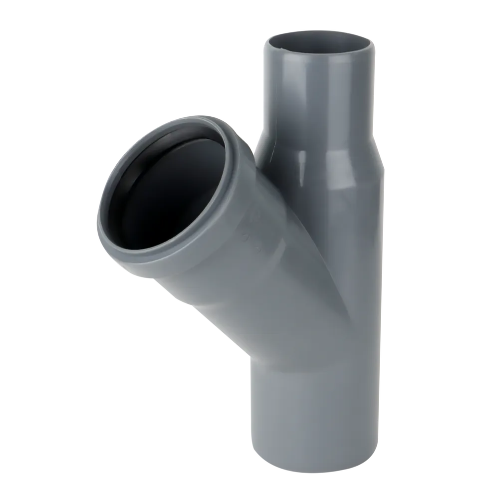 زانو پوشفیت 45 درجه ونت دار 63x50mm - (  99050233345  )  - 