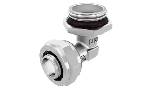 [855211356] زانو 90 درجه روپیچ کوپلی با مهره تنظیم "25mmx1 - (    ) 