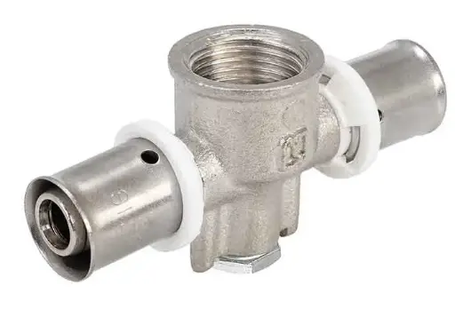 [855162602] سه راهی دیواری پرسی 16mmx1/2"x16mm - (  99020121710  ) 