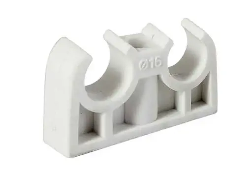 [807211129] بست زوج لوله سفید 25mm - (  99010250954  ) 