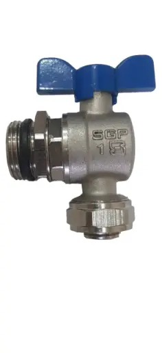 [861641356] شیر زانویی کوپلی روپیچ با مهره تنظیم  25mmX1 - (  99020235484  ) 