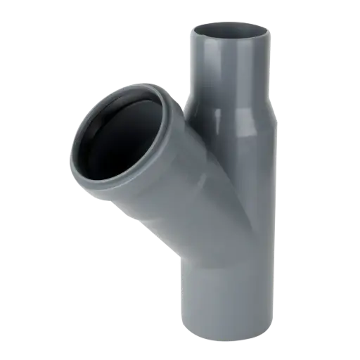 [855361702] زانو پوشفیت 45 درجه ونت دار 63x50mm - (  99050233345  )  - 