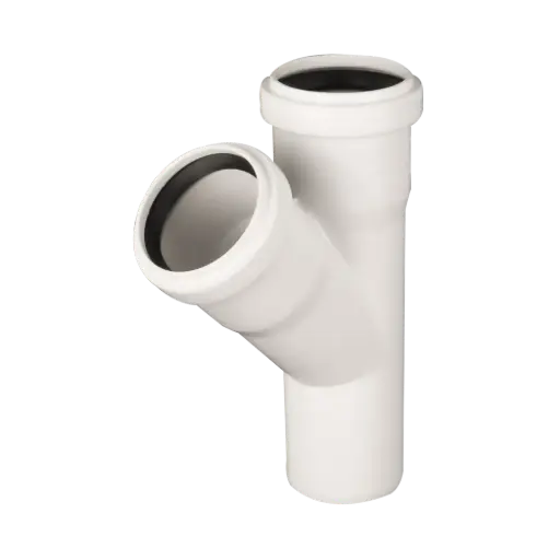 [855362218] سه راهی پوشفیت سایلنت 45 درجه 75mm - (  99050244440  )  - 